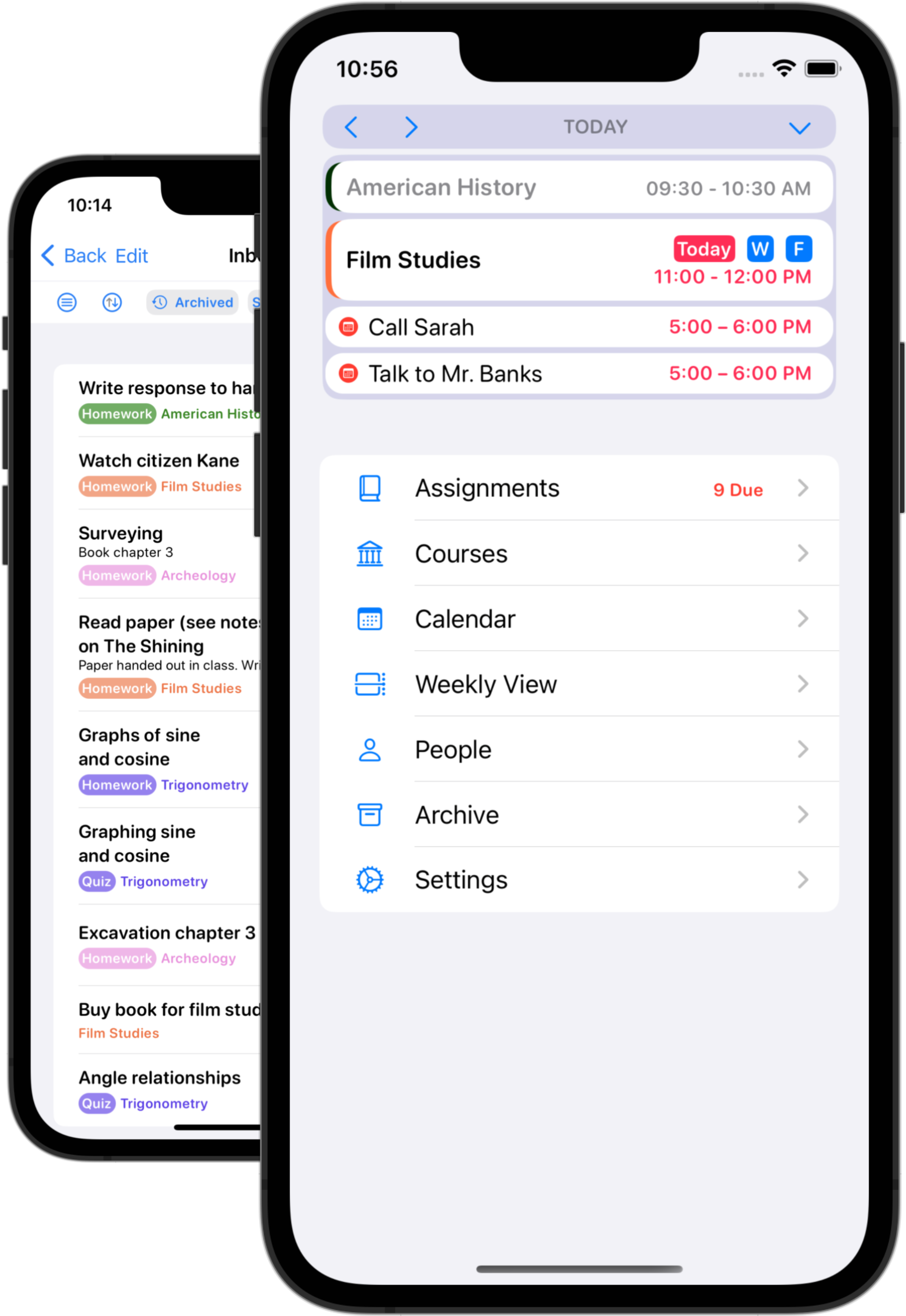 Assignments App Screenshot